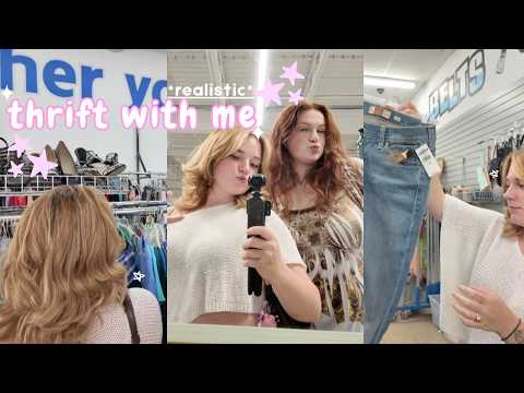 THRIFT WITH ME ☆ *realistic* ✧˖° pinterest inspired, try on haul ☆