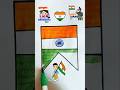 National flag/india 🇮🇳❤️ flag colour video #independenceday #nationalflag #flagdrawing #indianflag