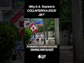 Why U.S. Tourism Is COLLAPSING in 2025! #USTourism #Travel2025 #CanadaBoycott #VisaFees #TravelNews