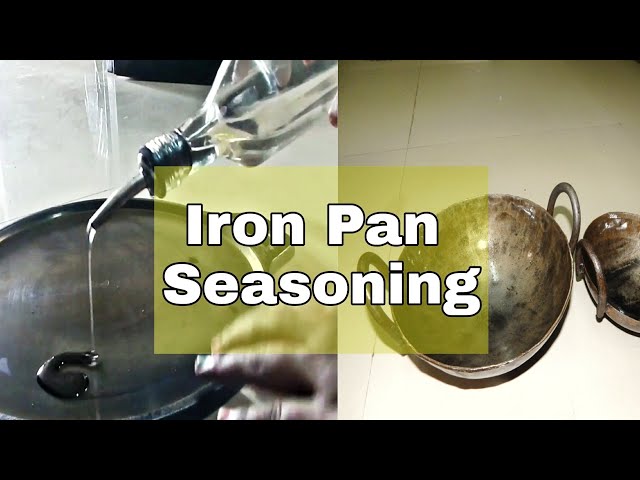 How to season your iron dosa pan – Kannamma Cooks