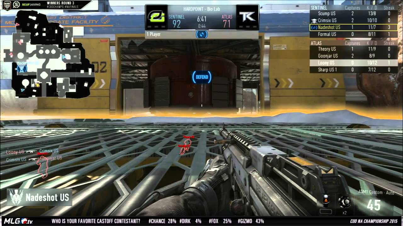Optic Gaming vs Team Kaliber - Game 1 - WR3 - North American Championships