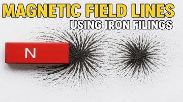 🧲 Magnetic Field Lines Using Iron Filings | Science Experiment #shorts #youtubeshorts