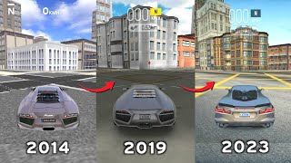 Evolution of City Map in Extreme Car Driving Simulator 2014 to 2023