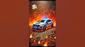 🚔 Police Car Transforms into a Futuristic Robot! 🤖🔥 (Transformers-Inspired AI Animation) #robot #ai