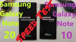 Samsung Galaxy Note 20 vs Samsung Galaxy Note 10 - SPEED TEST + multitasking - Which is faster!?