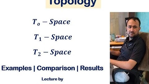 Set Topology | To Space | T1 Space | T2 Space | Examples | Comparison (with counter examples)