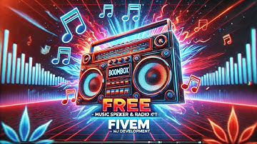 [FREE] Boombox 🎧 | Music Speaker & Radio Script for FiveM | MJ DEVELOPMENT