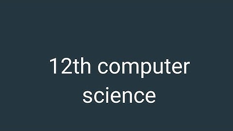 12th computer science |chapter 2 data abstraction | +2 computer science | plus two computer science