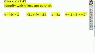 Algebra Lesson 4-9 Part 1 Screencast 2014-2015