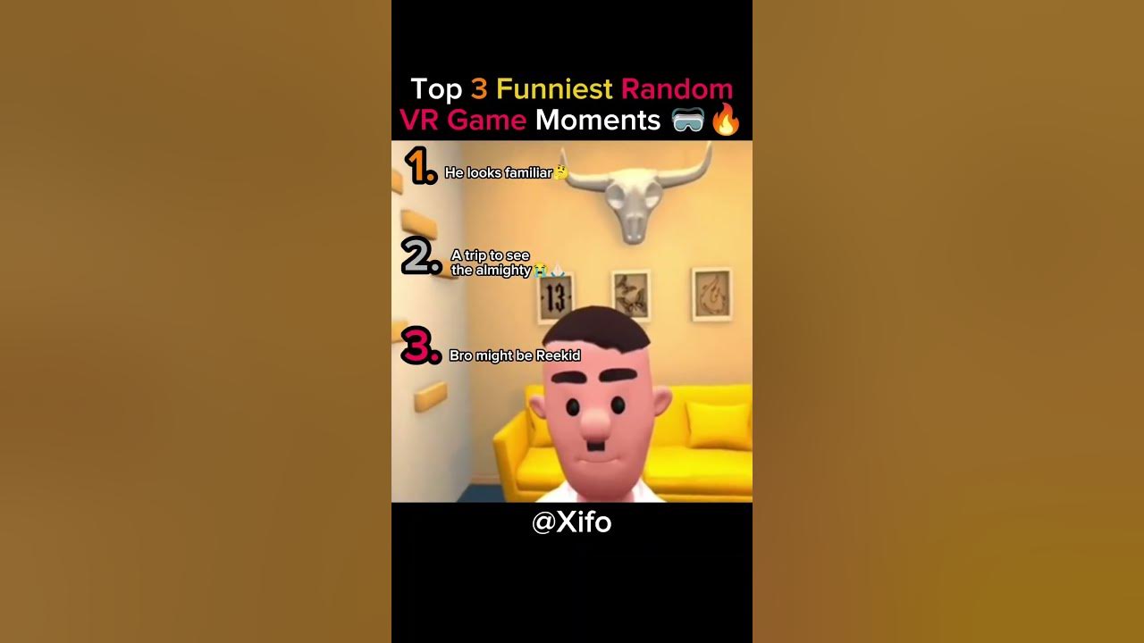 Top 3 Funniest Random VR Game Moments 🥽🔥#funny #vr #shorts #tiktok