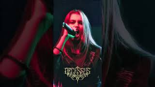 The Hollow Descent by @DECESSUS, a progressive death metal band founded by Miss Chile 2025! 🎤🎶🥀👑