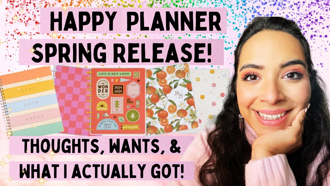 HAPPY PLANNER 2024 SPRING RELEASE | THOUGHTS, WANTS, AND WHAT I ACTUALLY GOT!!! 🩷