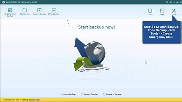 How to create WinPE rescue CD/DVD of EaseUS Todo Backup