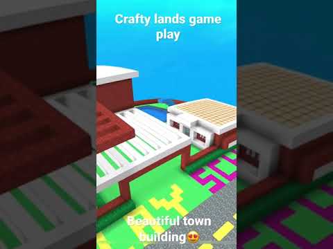 Crafty lands modern school building || how to play crafty lands 😍 visit my channel for more videos