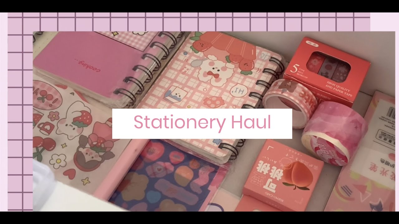 Stationery Haul YouTube