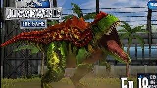 GORGOSAURUS LEVEL 40!!! MAX LEVEL GORGOSAURUS!!! // Jurassic World: El Juego #18 - En Español HD