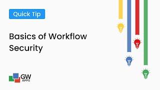 Basics of Workflow - Security