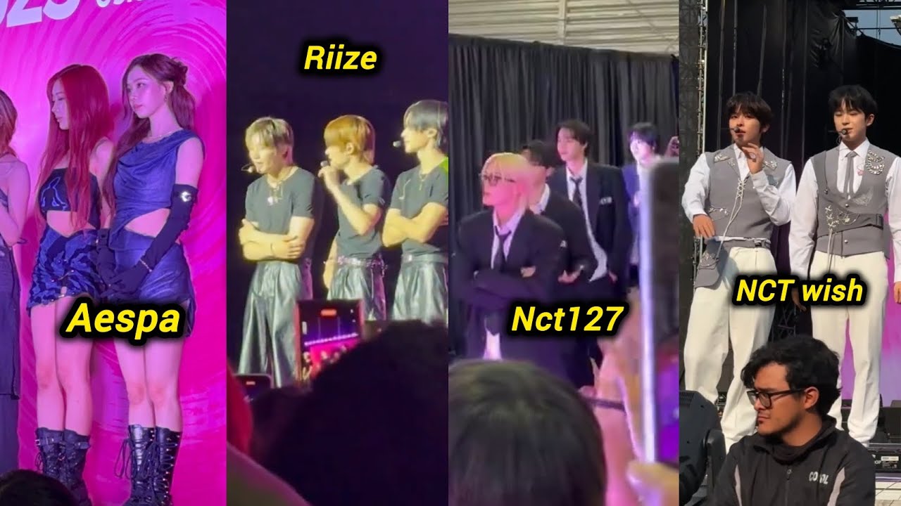 Riize, Aespa, NCT, hearts2hearts, Smtr25, shinee, exo & more At SM Town 2025 Concert In Mexico City