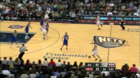 Spurs Motion Offense: Pick and Roll - Weak-side double screen