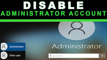 Disable administrator account on login screen in Windows 10