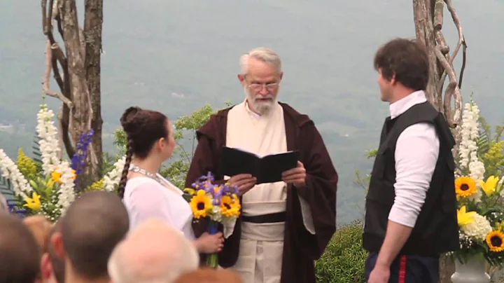 Allison Gaines and Homer Jenkins Star Wars Wedding