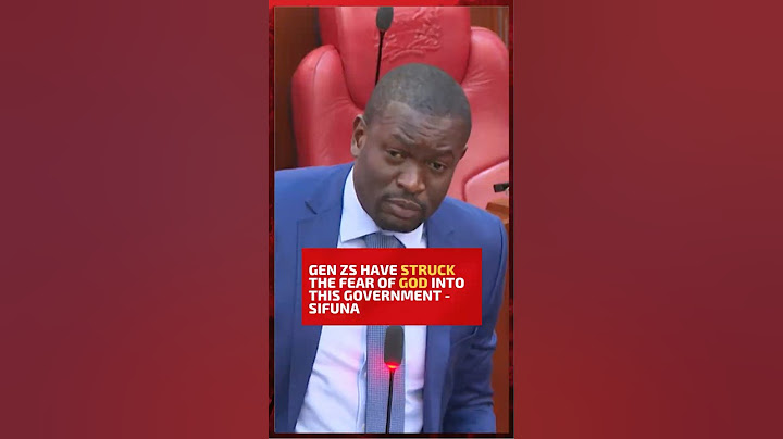 Gen Zs have struck the fear of God into this government - Edwin Sifuna