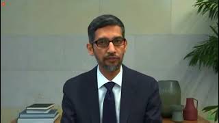 Google CEO Sundar Pichai gives his opening remarks at hearing on social media