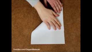 How to turn an A4 sheet of paper into a perfect Square // Origami 折り紙