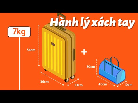 Video: Aeroflot - Kích thước hành lý xách tay lên máy bay năm 2019