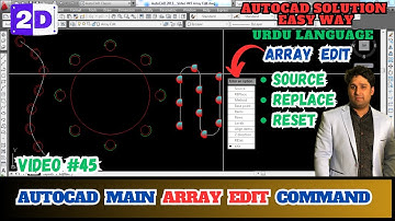 Array Edit || Array Edit Command in AutoCAD ||  Tutorial for Beginner