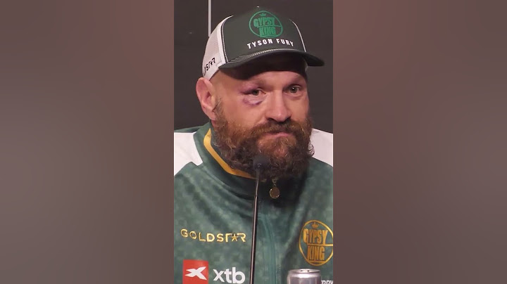 HILARIOUS! Tyson Fury after SECOND LOSS to Usyk!