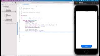How to create button programatically in Swift and button action Details