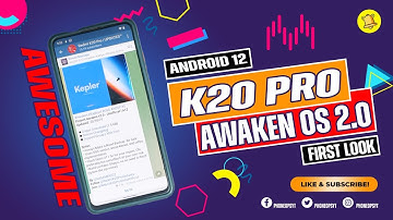 Redmi K20 Pro Android 12 | Awaken OS 2.0 Kepler | First Look | Features, Bugs & Benchmarks