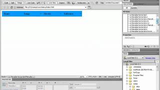 How to create Dropdown menu in Dreamweaver
