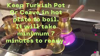 How to make Turkish Cafe #trending #beverages  #latteart #coffee more  below link