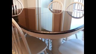 How to Glaze Your Table Top with Rock Hard Acrylic
