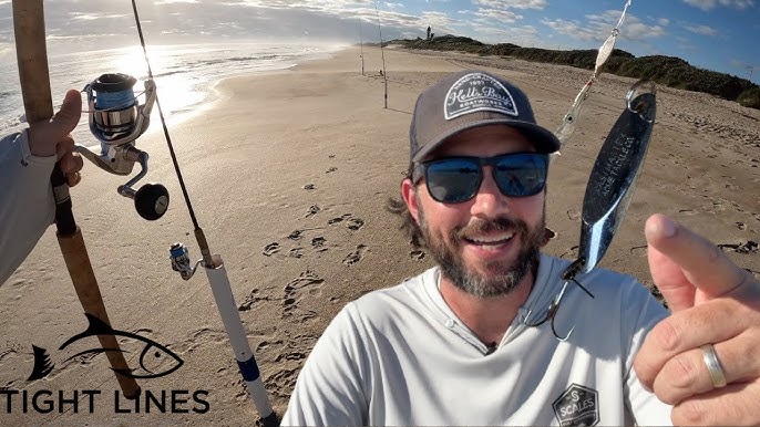 You Don't Need A Big Surf Rod To Fish From The Beach - Beach Fishing With A  6 to 7ft Rod 