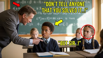 Genius Professor Stumped by Impossible Equation—Until a Poor Student Step Forward and Solved It!