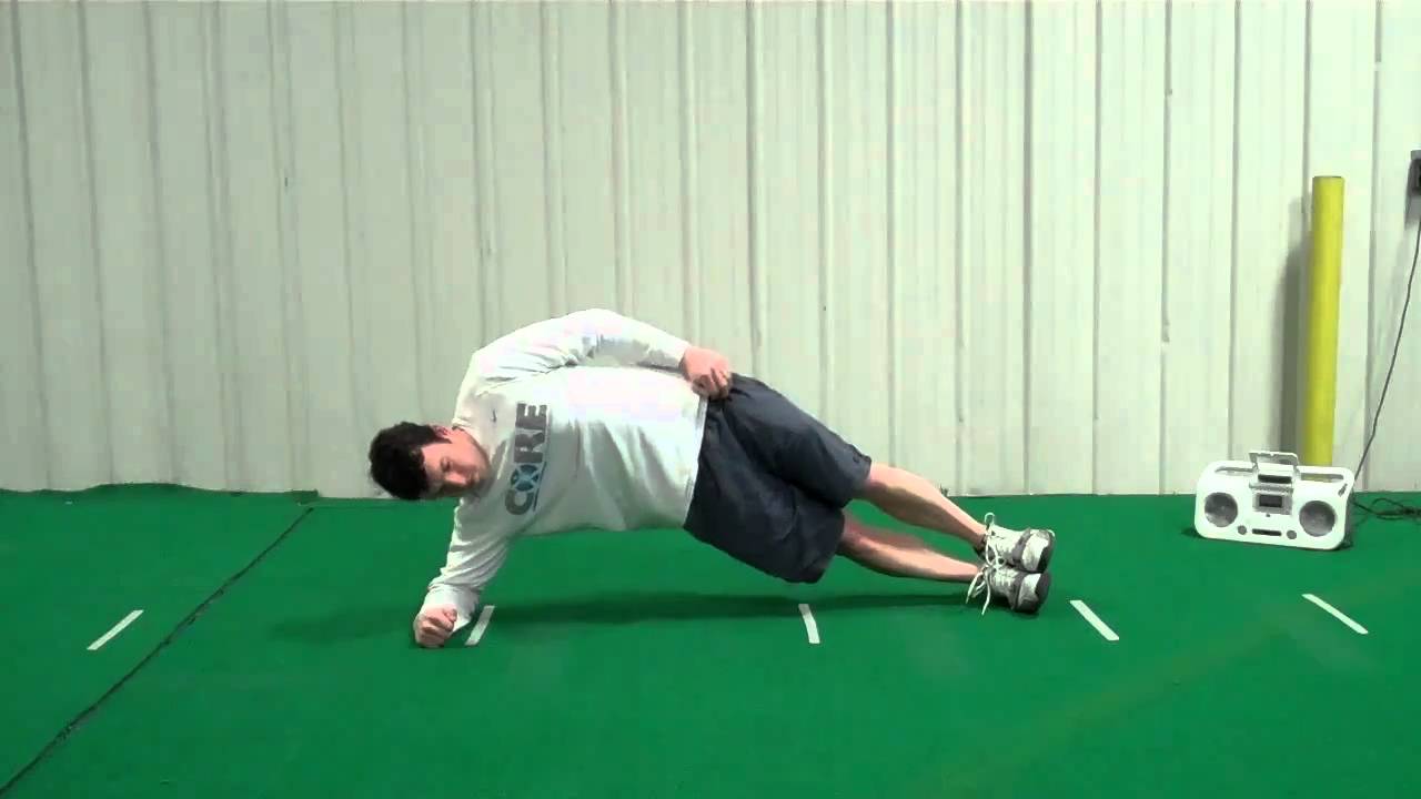 Side Plank Hip Lift - YouTube