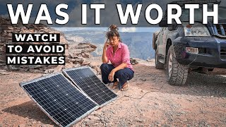 Best CHEAP SOLAR PANEL 18 Months Review - Dokio 100W foldable portable solar panel