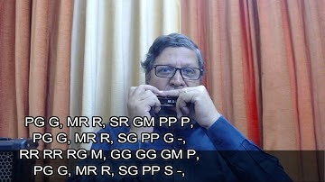 12a. Harmonica Basic Course ( lesson 12a )  Lightly Row Illustration