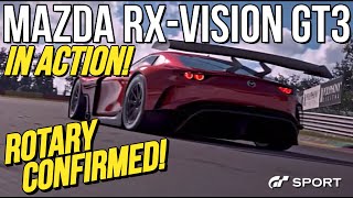 FIRST LOOK at the MAZDA RX-Vision GT3 in Action!