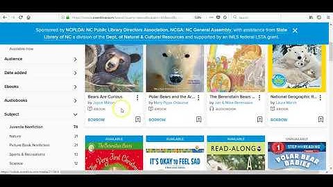 NC Kids Digital Library Tutorial