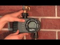 How to program an orbit 2outlet hose faucet timer 24713