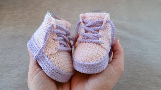 Booties crochet boots / Double sole 10 cm / Copyright