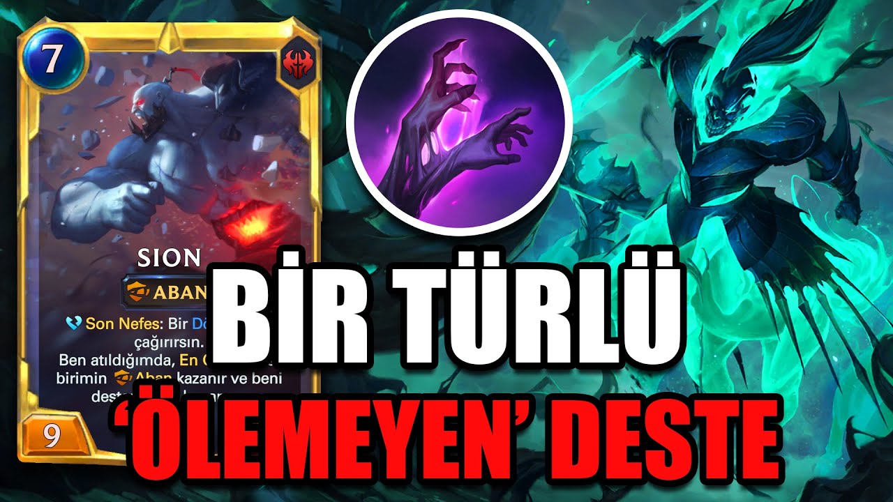 KALISTA/SION Ve Bir Sürü Ölemeyenler | Legends of Runeterra (Yama 4.4.0.) | Türkçe