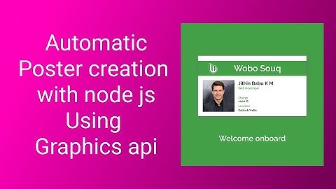 Create Poster images in node js with canvas (pdf of jpeg)