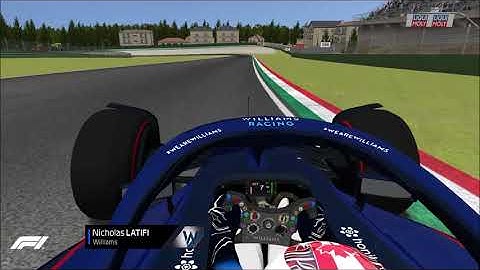 rFactor F1 2022 A&M - Nicolas Latifi Onboard lap Emilia-Romagna