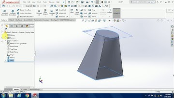 14. Solidworks Tutorial for Beginners in hindi| lofted Boss/Base
