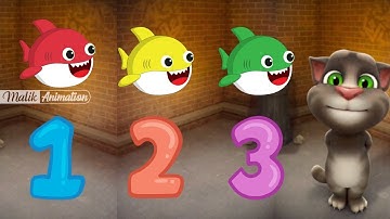 Video Belajar menghitung ikan hiu 1 Sampai 20 untuk Orang tua PAUD TK Fan animation